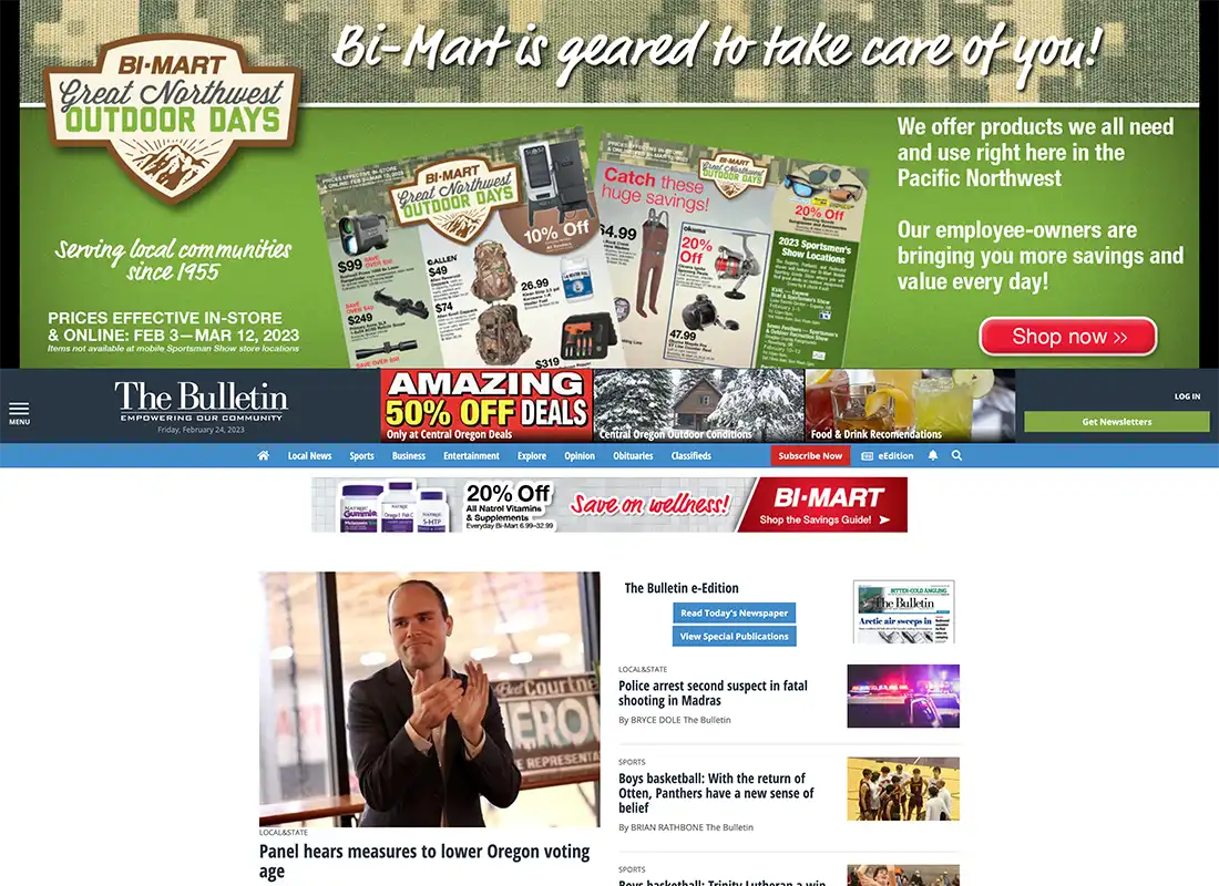 Bend Bulletin • February 24, 2023