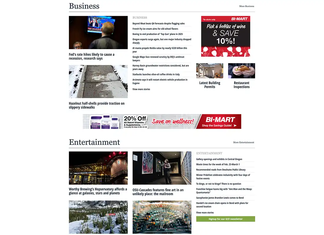 Bend Bulletin • February 24, 2023