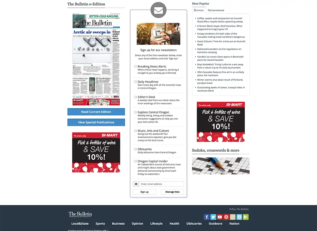 Bend Bulletin • February 24, 2023