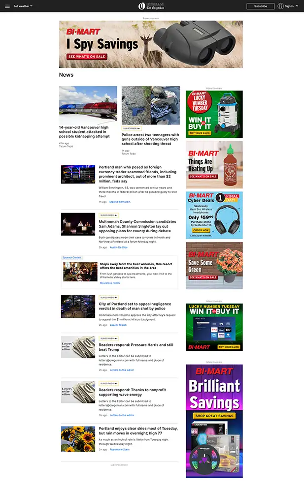 Oregonlive • September 10, 2024