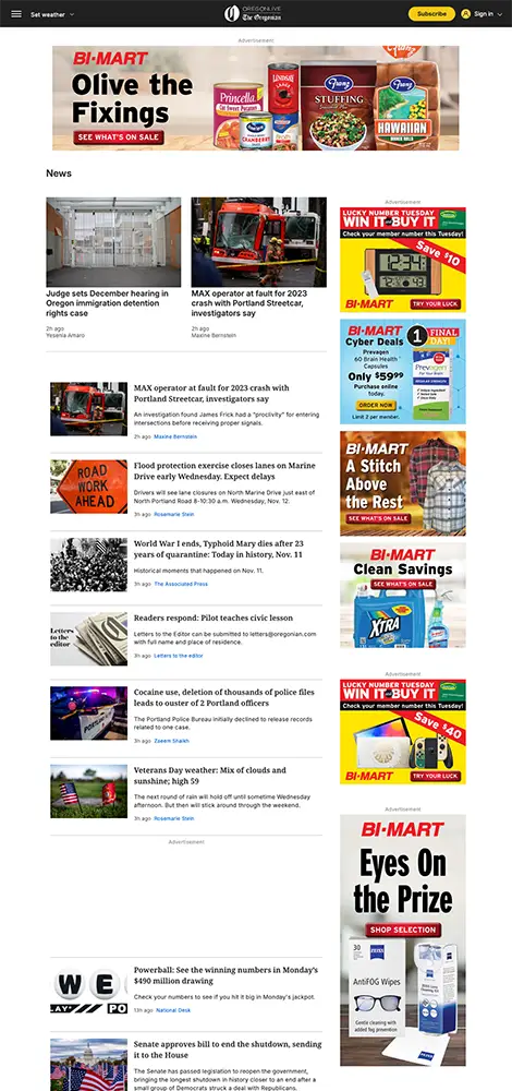 Oregonlive • November 11, 2025