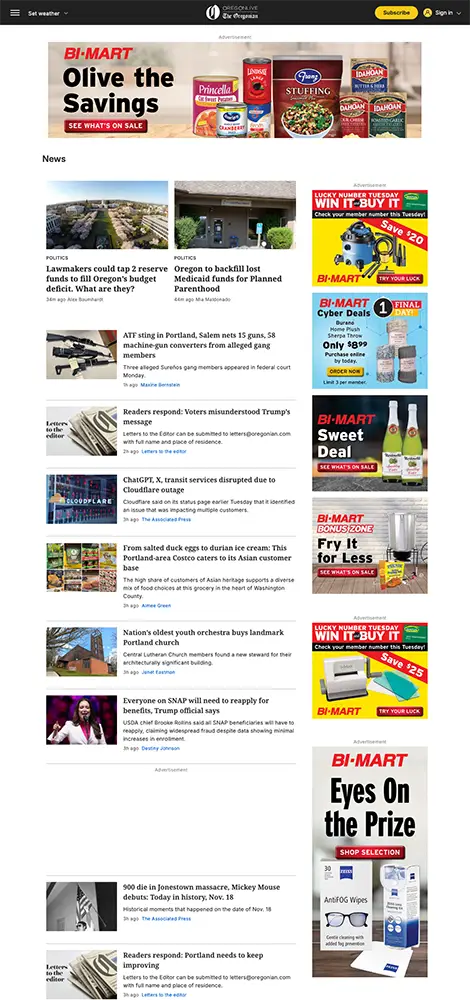Oregonlive • November 18, 2025