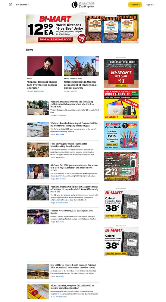 Oregonlive • July 28, 2026